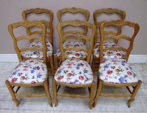 Old French Provencal style dining chairs